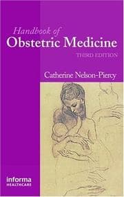 Tapa de Handbook of Obstetric Medicine, Third Edition (Series in Maternal Fetal Medic)
