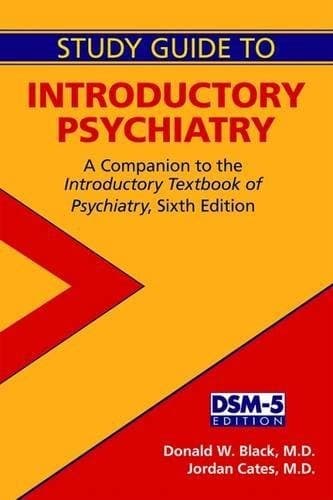 Tapa de Study Guide to Introductory Psychiatry