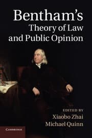 Tapa de Bentham's Theory of Law and Public Opinion