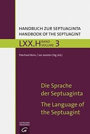 Tapa de Handbuch zur Septuaginta