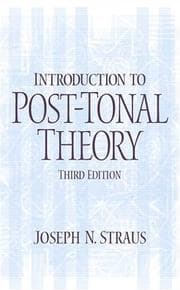 Tapa de Introduction to Post-Tonal Theory