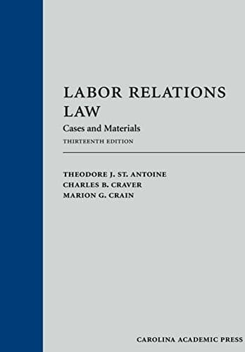 Tapa de Labor Relations Law