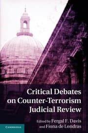 Tapa de Critical Debates on Counter-Terrorism Judicial Review