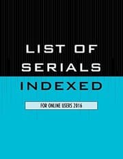 Tapa de List of Serials Indexed for Online Users 2016