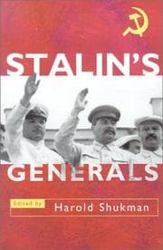 Tapa de Stalin's Generals