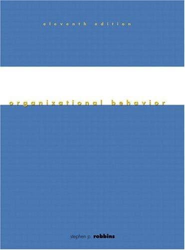 Tapa de Organizational Behavior