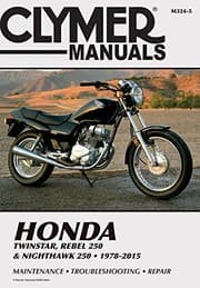 Tapa de Honda Twinstar, Rebel 250 & Nighthawk 250 1978-2015