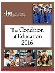 Tapa de The Condition of Education 2016