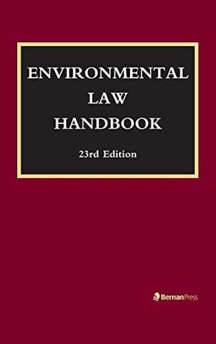 Tapa de Environmental Law Handbook