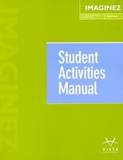 Tapa de Imaginez, 3rd Ed, Student Activities Manual