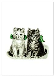 Tapa de Adorable Kittens Friendship Greeting Card