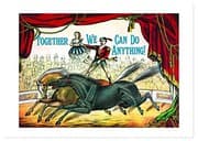 Tapa de Circus Performers Anniversary Card