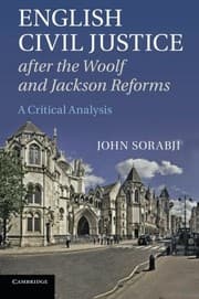 Tapa de English Civil Justice after the Woolf and Jackson Reforms