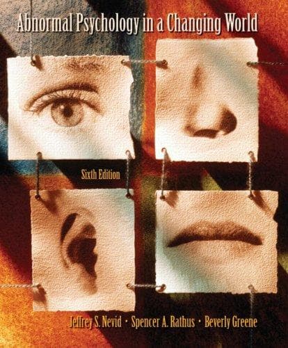 Tapa de Abnormal psychology in a changing world