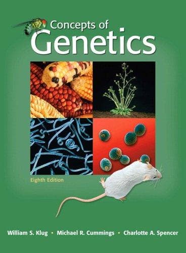 Tapa de Concepts of genetics