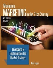 Tapa de Managing Marketing in the 21st Century-4th edition