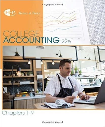 Tapa de College Accounting, Chapters 1-9, Loose-Leaf Version