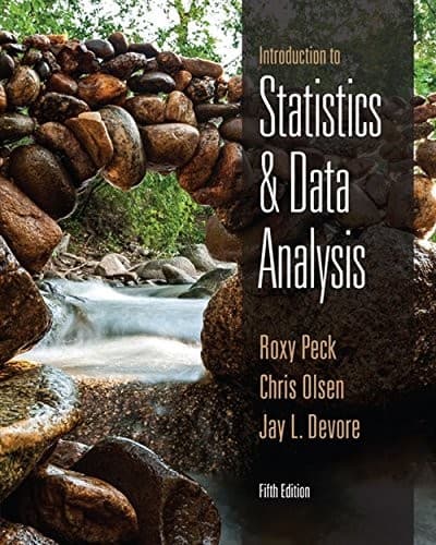 Tapa de Introduction to Statistics and Data Analysis