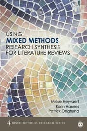 Tapa de Using Mixed Methods Research Synthesis for Literature Reviews