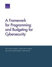 Tapa de A Framework for Programming and Budgeting for Cybersecurity