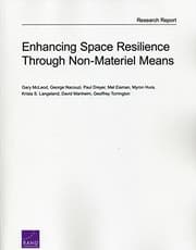 Tapa de Enhancing Space Resilience Through Non-Materiel Means