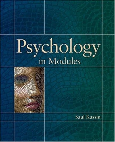 Tapa de Psychology in Modules