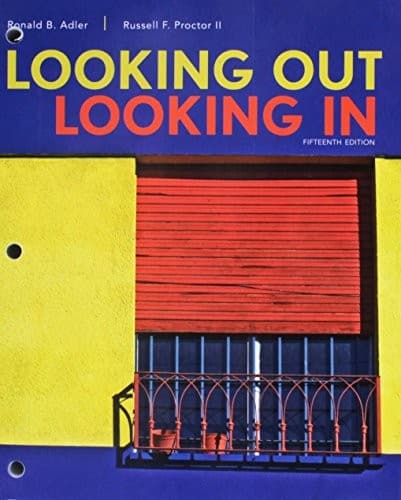 Tapa de Looking Out, Looking In, Loose-leaf Version