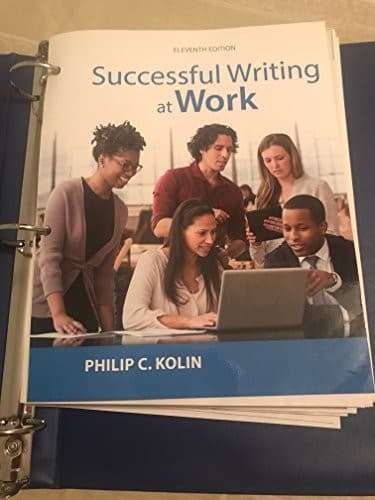 Tapa de Successful Writing at Work