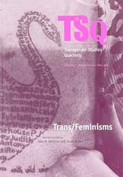 Tapa de Trans/Feminisms