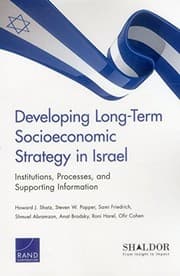 Tapa de Developing Long-Term Socioeconomic Strategy in Israel