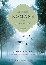 Tapa de Reading Romans with John Stott