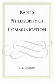 Tapa de Kant's Philosophy of Communication