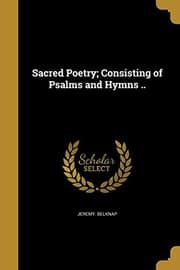 Tapa de Sacred Poetry; Consisting of Psalms and Hymns ..