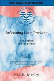 Tapa de Redeeming Love Proclaim