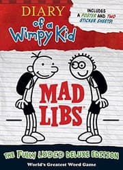 Tapa de Diary of a Wimpy Kid Mad Libs