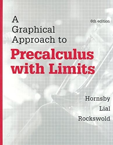 Tapa de A Graphical Approach to Precalculus with Limits