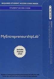 Tapa de MyLab Entrepreneurship with Pearson eText -- Access Card -- for Essentials of Entrepreneurship and Small Business Management