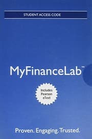 Tapa de Mylab Finance with Pearson Etext -- Access Card -- For Foundations of Finance