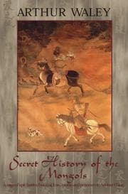 Tapa de The secret history of the Mongols