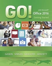 Tapa de GO! with Microsoft Office 2016 Getting Started
