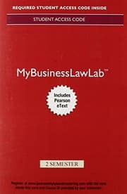Tapa de MyBusinessLawLab with Pearson eText -- Access Card -- for Business Law