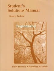 Tapa de Student's Solutions Manual for Trigonometry