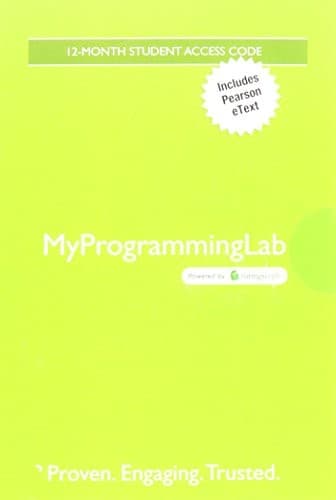 Tapa de Mylab Programming with Pearson Etext -- Standalone Access Card -- For Starting Out with C++