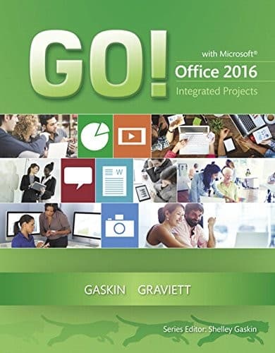 Tapa de GO! with Microsoft Office 2016 Integrated Projects