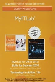 Tapa de MyLab IT with Pearson eText -- Access Card -- for Skills 2016 with Technology In Action