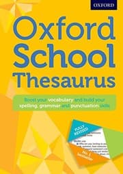 Tapa de Oxford School Thesaurus