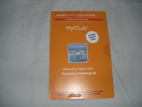 Tapa de MyLab IT with Pearson eText -- Access Card -- for Visualizing Technology