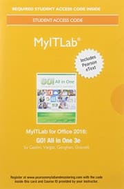Tapa de Mylab It with Pearson Etext -- Access Card -- For Go! All in One