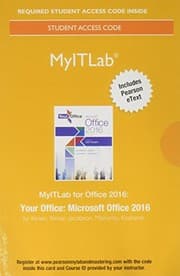 Tapa de MyLab IT with Pearson eText -- Access Card -- for Your Office