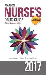 Tapa de Pearson Nurse's Drug Guide 2017